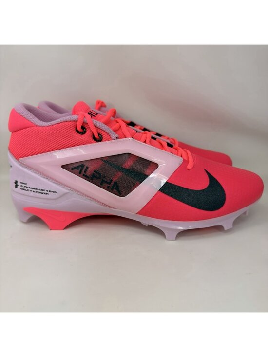 Nike Alpha Menace 4 Pro NRG Football Cleats Pink Men’s Size 12 main image 4
